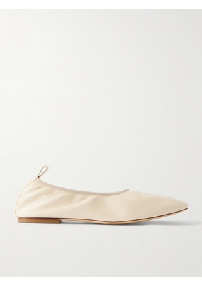 Aeyde - Nomi Leather Ballet Flats - Cream - 36,36.5,37,37.5,38,38.5,39,39.5,40,40.5,41,41.5,42