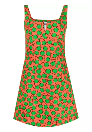 Moschino cherry-print mini dress - Red