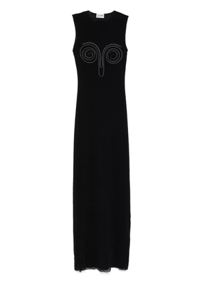 Jean Paul Gaultier mesh maxi dress - Black