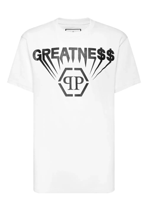 Philipp Plein Greatness logo-print T-shirt - White