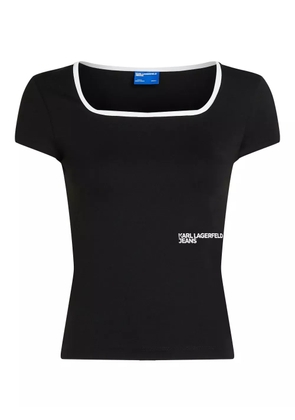 Karl Lagerfeld Jeans Milano piping T-shirt - Black