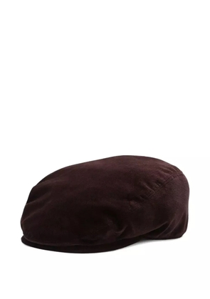 Dolce & Gabbana corduroy flat-top cap - Brown