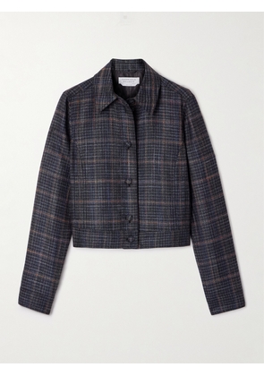 Gabriela Hearst - Thereza Prince Of Wales Checked Wool And Silk-blend Jacket - Gray - IT36,IT38,IT40,IT42,IT44,IT46,IT48