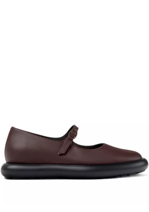 Camper Onda buckle-strap leather ballet flats - Red