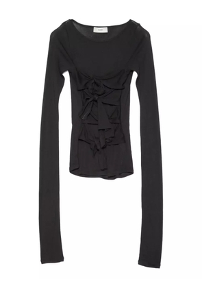 Muller Of Yoshiokubo knot-detailing top - Black