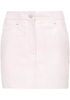 REMAIN leather mini skirt - Pink