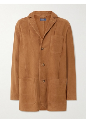 Polo Ralph Lauren - Suede Blazer - Brown - US0,US2,US4,US6,US8,US10,US12