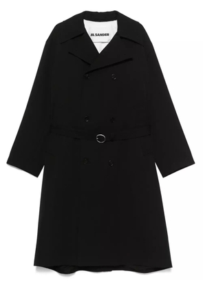 Jil Sander belted coat - Black