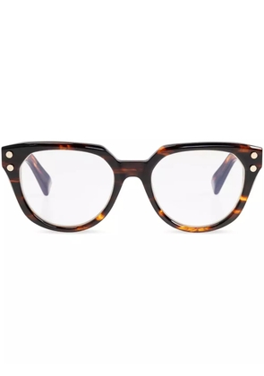 Balmain Eyewear cat-eye glasses - Brown