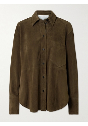 Victoria Beckham - Suede Shirt - Green - UK 4,UK 6,UK 8,UK 10,UK 12,UK 14