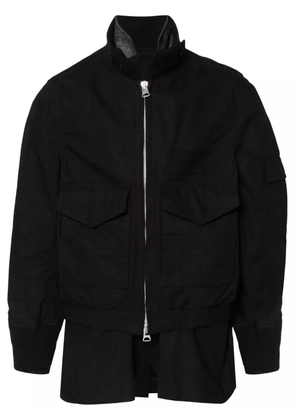 sacai multi-pocket jacket - Black