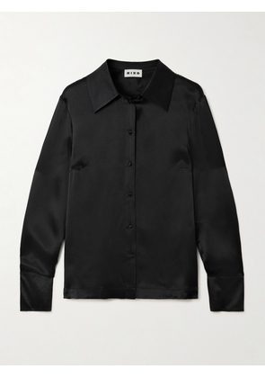 RIXO - Havan Silk Shirt - Black - UK 6,UK 8,UK 10,UK 12,UK 14,UK 16,UK 18,UK 20