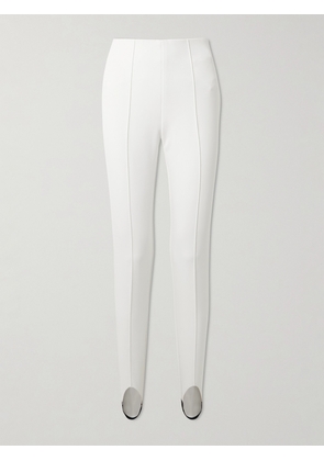 BOGNER - Elaine Embroidered Stretch Stirrup Ski Pants - Off-white - FR 34,FR 36,FR 38,FR 40,FR 42,FR 44