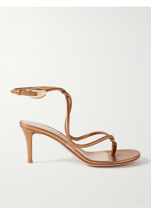 Gianvito Rossi - Jungle Mamba 70 Metallic Leather Sandals - IT36,IT36.5,IT37,IT37.5,IT38,IT38.5,IT39,IT39.5,IT40,IT40.5,IT41,IT41.5,IT42