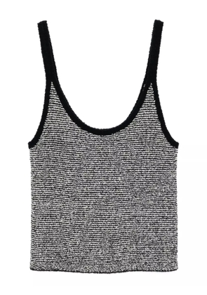 Vince micro-striped vest - Blue