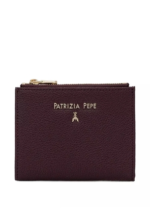 Patrizia Pepe logo-lettering bi-fold wallet - Purple