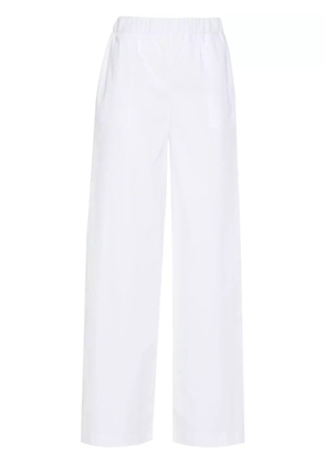 Federica Tosi wide-leg cotton trousers - White
