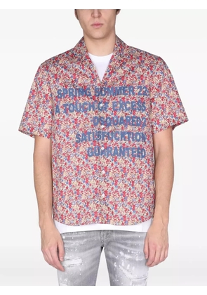 DSQUARED2 floral-print shirt