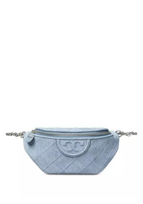 Tory Burch Fleming denim belt bag - Blue