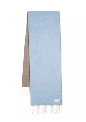 D4.0 logo-patch scarf - Neutrals