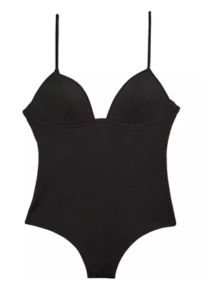 Fleur Du Mal cupped nonwire bodysuit - Black
