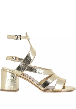 Laurence Dacade 70mm leather sandals - Gold
