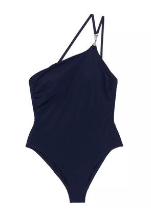 Tory Burch one-shoulder swimsuit - Blue