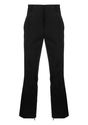 Off-White straight-leg wool trousers - Black