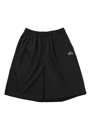 Alexander Wang logo-print track shorts - Black