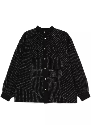 Glass Cypress embroidered shirt - Black