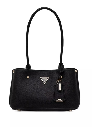 GUESS USA Triangle-logo shoulder bag - Black