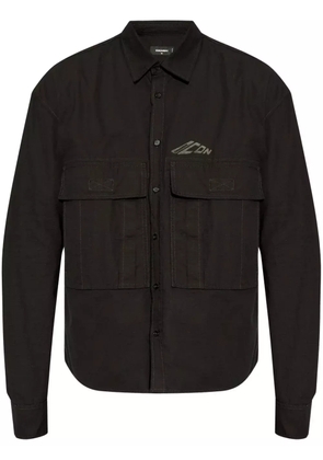 DSQUARED2 Icon-logo shirt - Black