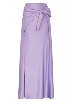 Rabanne jersey maxi skirt - Purple