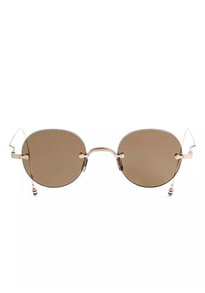Thom Browne Eyewear round-frame sunglasses - Gold