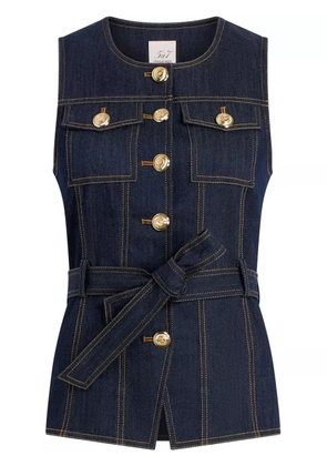 Cinq A Sept denim Reene vest - Blue