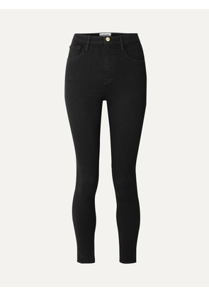 FRAME - Ali High-rise Skinny Jeans - Black - 23,24,25,26,27,28,29,30,31,32,33,34