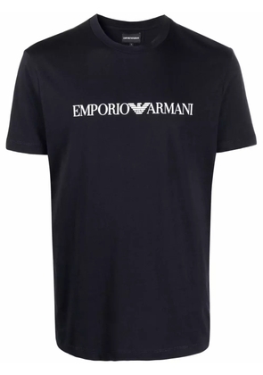 Emporio Armani logo-print T-shirt - Blue