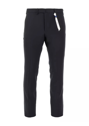 Santaniello belt-loops trousers - Blue