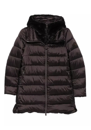 Save The Duck faux-fur zip coat - Brown