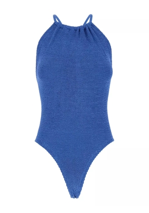 Hunza G textured swimsuit - Blue