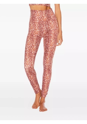 Beach Riot Piper printed leggings - Brown