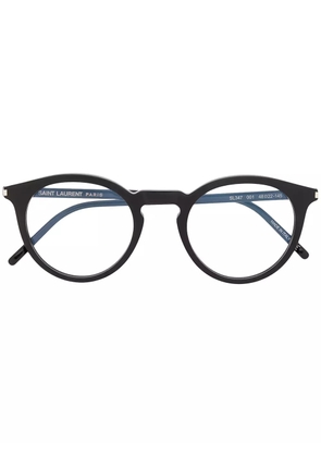 Saint Laurent Eyewear SL347 round frame glasses - Black