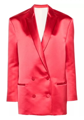 Philosophy Di Lorenzo Serafini double-breasted satin blazer - Red