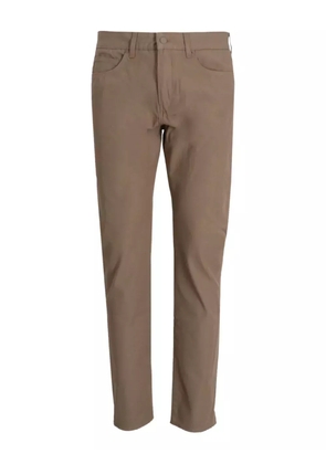 BOSS cotton-blend pants - Brown