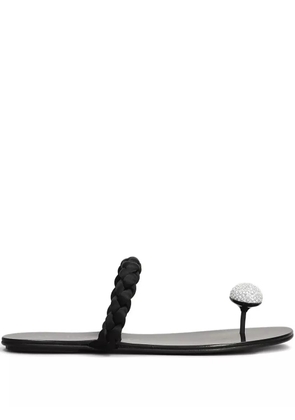 Pedro Garcia Pipa flat sandals - Black