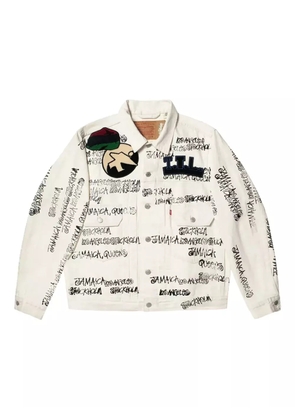 Denim Tears x Stussy x Our Legacy TTL denim jacket - White