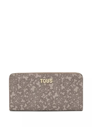 TOUS Kaos Mini Lines wallet - Brown