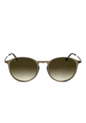 Lacoste round sunglasses - Brown