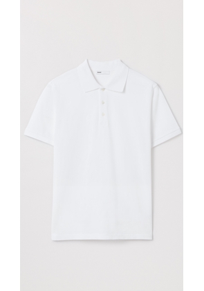 The Pique Polo White