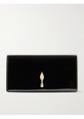 Christian Louboutin - Bettina Patent-leather Clutch - Black - One size